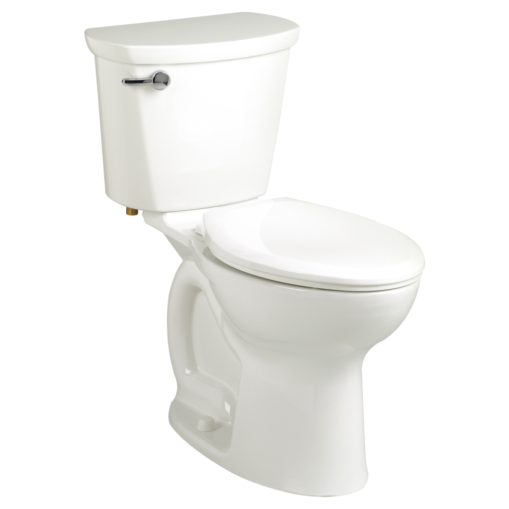 Toilette Cadet PRO, 2 pièces, 1,28 gpc/4,8 lpc,  à cuvette au devant rond à hauteur de chaise et réservoir avec doublure, sans siège